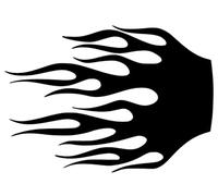 Flame fire Tribal Mylar Stencil Template 190 Micron A4 Size Painting Wall Art Crafts Airbrush