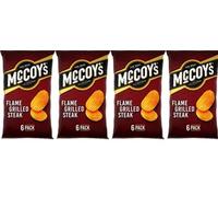 Flame Grilled Steak Crisps (6X25g) 4 x 150,Flame Grilled Steak Flavour Potato CrispsSnacks can be enjoyed as part of a balanced diet and healthy lifestyle, including regular exercise.