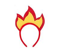 Flame Headband Tulle Skirt For Women Roleplay, Flame Headpiece Crown Headwear Felt Accessories For Event Stage Performances Halloween Celebration Party Costume Cosplay Party Photo Props