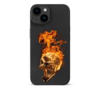 Flame Heavy Metal Skull Printed Phone Cases Cover Compatible with iPhone 15