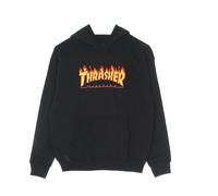 Flame Hood Sweatshirt Black/Yellow M