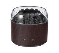 Flame Humidifier,Portable Flame Cool Mist Humidifier 160ml - Realistic Warm Ambient Lighting Silent Calming Tool for Bathroom Classroom Car Desk Offices Bedroom Room Indoor