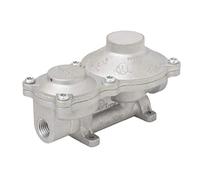 Flame King 160,000 BTU Vertical Mounted 2-Stage Propane LP Regulator for RVs, Vans, Trailers, Campers, 100LB Tanks, ASME Tanks, Generators