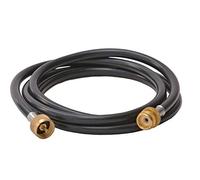 Flame King AL193-8a 8-Ft Hose Adapter Extension to Connect Appliances to RV's Propane Supply, 1-LB Cylinders, or Distribution Tree, for Camping and RVing, Black