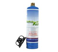 Flame King FLMKNG141LP 1LB Empty Propane Welding Cylinder Tank, Reusable & Transportable - Safe and Legal Refill Option, 14.1 oz, Blue