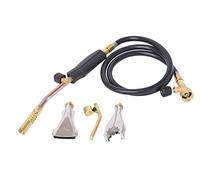 Flame King Propane Gas Torch 6,000 BTU Kit w/ 3 Burners for Melting, Brazing Gold and Silver Precious Metals, Welding, Soldering, and Repairs