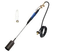 Flame King Propane Torch Kit Heavy Duty Weed Burner, 500,000 BTU with Flint Striker, with 10-ft Hose Regulator Assembly