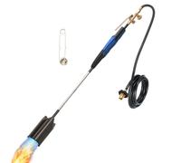Flame King Propane Torch Kit Heavy Duty Weed Burner, 500,000 BTU with Flint Striker, with 10-ft Hose Regulator Assembly