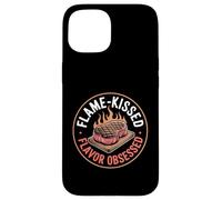 Flame Kissed Flavor Obsessed Steak BBQ Case for iPhone 15