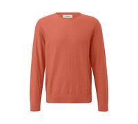 Flame Knit Sweater with Ribbed Edging s.Oliver Orange 3XL