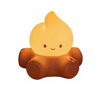 Flame Lamp,Campfire Night Light | Rechargeable Dimmable Lamp Desk Accessories Home Decoration for Bedside Bedroom Reading Corner Living Room