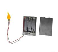 Flame LED Circuit Board for Flickering Candle Light Simulation - 3.2V to 5V PCB with Integrated Battery Holder, Compact PCB Design for Ambient Ligh