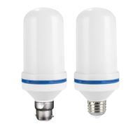 Flame Light Bulbs, Realistic Flames Effect with 4 Modes, E27, E26, B22, Fire Flame Bulb, Flickering Light Bulbs, Energy Saving LED Technology, for Home, Patio, Restaurant, Wedding, Festive Decoration