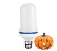 Flame Light - Flickering Fire Bulb, Realistic Burning Effect, Motion Sensing Function, Mood Lighting Category, Garden Supplies, Black Base E26 E27 for Lantern Fixtures Garage Door