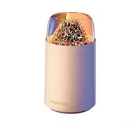 Flame Mountain USB Humidifier, 300ml for mini Aromatherapy Device with High Frequency Oscillation, Quiet Humidification for Desk and Office(white)