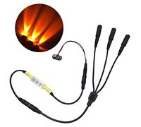 Flame Orange 3 Head Micro Special Effects flicker Light Kit 12v 9v Dc for Theatrical Torch