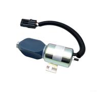 Flame Out Solenoid Valve 24V 332J5060 for JCB Mini Excavator Models JS130/JS160/JS180/JS240 - Fuel Shut Off Valve Replacement Compatible with 716-30091