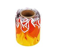 Flame Patterned Bulletin Board Borders Trim for Classroom Decoration Flame Patterned Border Trim for Notice Board Decorative Classroom Supplies