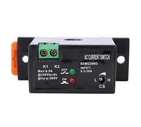 Flame Proof Adjustable AC Sensing Switch with 0.2 to 30A Sensing Range, Self Powered Current Monitoring Switch for Industrial Automation, Relays, and Control Systems (Normally open)