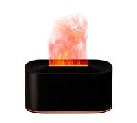 Flame Reflexology Diffuser 220ml - Aroma Machine with 7 Colors LED Lights, Fireplace Effect for Home, Apartment, Living Room, Bedroom, Study, Bedside, Office, Classroom