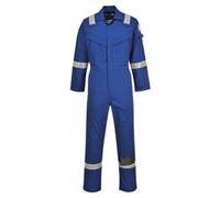 Portwest FR50 Men's Hi Vis FR Coveralls Machine Washable Flame Resistant | UPF 40+, Adjustable Fit, Concealed 2-Way Brass Zip, Triple-Stitched Seams, High Visibility, Action Back, 10 Pockets