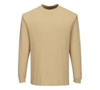 Flame Resistant Anti-Static Long Sleeve T-Shirt Welding Safety Workwear FR11 UK