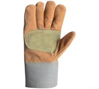 Flame Resistant Cowhide Gloves Intended for Welding, Forging, and Foundry Work Where Thermal and Mechanical Protection Is Critical (B)