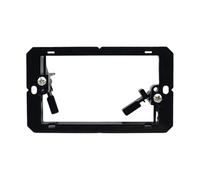 Flame Resistant Panel Brush Cable Pass Through Wall Plate for Home Installations in Cable Management Plate