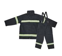 Flame Resistant Shirt, Flame Retardant Clothing Fireproof Heatproof Firemen Protective Reflective Coat Trousers Fire Resistant Clothing Reflective Jacket Fire Resistant Shirts (L)