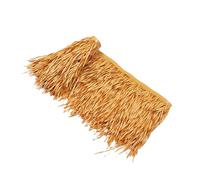 Flame-Resistant Thatch Roll - Waterproof UV-Stabilized Roofing Material for Huts, Backyard Gazebos, Resort Cabanas - Low-Maintenance Tropical Landscaping Solution