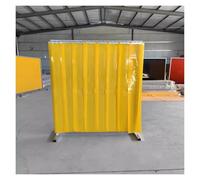 Flame-Resistant Vinyl Welding ain for Door, PVC, Wind-Resistant, Ideal for Entryways, Yellow, 1.05 x 2.3 m, Protects from Spar and Welds