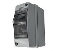 Flame Retardant 2 Way Consumer Unit Enclosure Fuse Box In White Plastic For Garage And For Caravan Use With High Breaking Capacity And Easy Installation