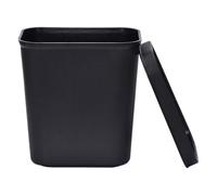 Flame Retardant 8L Plastic Trash Can - Narrow Rectangular Waste Bin for Bathroom Kitchen & Living Room - Fire-Resistant Garbage Container Without Lid Rubbish Storage Solution