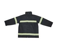 Flame Retardant Clothing Includes Jacket and Trousers, Fireproof Heat Resistant Firefighters Protective Reflective Combat Coverall (-20°C to +200°C Working Environment)