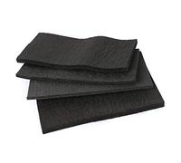 Flame Retardant Fabric Carbon Felt, 4 Pcs Soft Graphite Carbon Felt High Temperature Carbon Fiber For Heat Insulation Contamination Adsorption Cleaning(300 * 200 * 5mm)