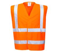 Flame Retardant Hi-Visibilty Anti Static Vest - Flame Resistant FR71
