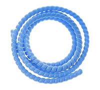 Flame Retardant Spiral Cable Wrap Multicolor 20-30mm 2 Meter PP -Corrugated Wire Cable Protection Pipe(Blue,20mm)