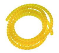 Flame Retardant Spiral Cable Wrap Multicolor 20-30mm 2 Meter PP -Corrugated Wire Cable Protection Pipe(Yellow,30mm)