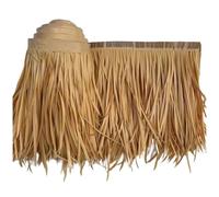 Flame Retardant Straw Roof Panels 0.5 x 8m & 1.6 x 26ft Palm Thatch Roll for Bars Garden Fences Huts & Party Decorations Straw Grass Canopy