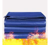 Flame Retardant Tarpaulin Fireproof Cover for Outdoor Use Multipurpose Smoke Barrier and Fire Curtain