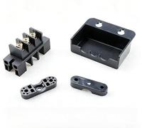 Flame Retardant Terminal Block 200A Safe Insulation | 200A high current, brass locking screws, stable conductivity, low heat generation, for durable metal core