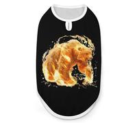 Flame Roaring Bear Dog Shirt Pet Clothes Summer T-Shirts Sleeveless Tank Top for Small Puppy Cat
