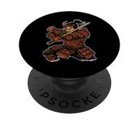 Flame Samurai Epic Fire Warrior PopSockets Adhesive PopGrip