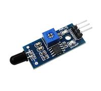 Flame Sensor Module 6 Pieces Fire Source Detection Module Infrared Receiver Module (3-wire system)