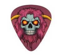 flame skull sheep head Guitar picks in thin, medium, and thick sizes, 12-piece set, suitable for electric guitar and various instruments