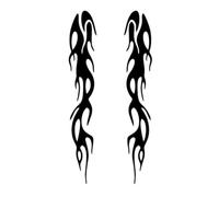 Flame Stickers for Bike - Adhesive Decals, Fire Graphics | Vinyl Sticker Set for Motorcycle Decoration Helmet Skateboard Scooter Frame Wheel Custom Design Outdoor Reflective Kit