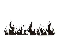 Flame Stickers - Waterproof Motorcycle Stickers | Waterproof Stickers Graphics for Helmets, Laptops, Skateboards & Bikes