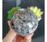 Flame Stone Ball Crystal Ornament (Size : 400-450g)