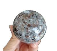Flame Stone Ball,Quartz Crystal Ball, Stone Divination Ball Home Decor(Size:200-300g)