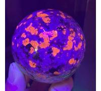 Flame Stone Crystal Ball 55-65mm Ornaments (Size : 50-60mm)
